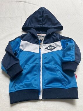 Lee Cooper Blue Hooded Zip Jacket size 12m